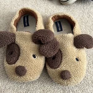 Lands end puppy slippers kids size 3